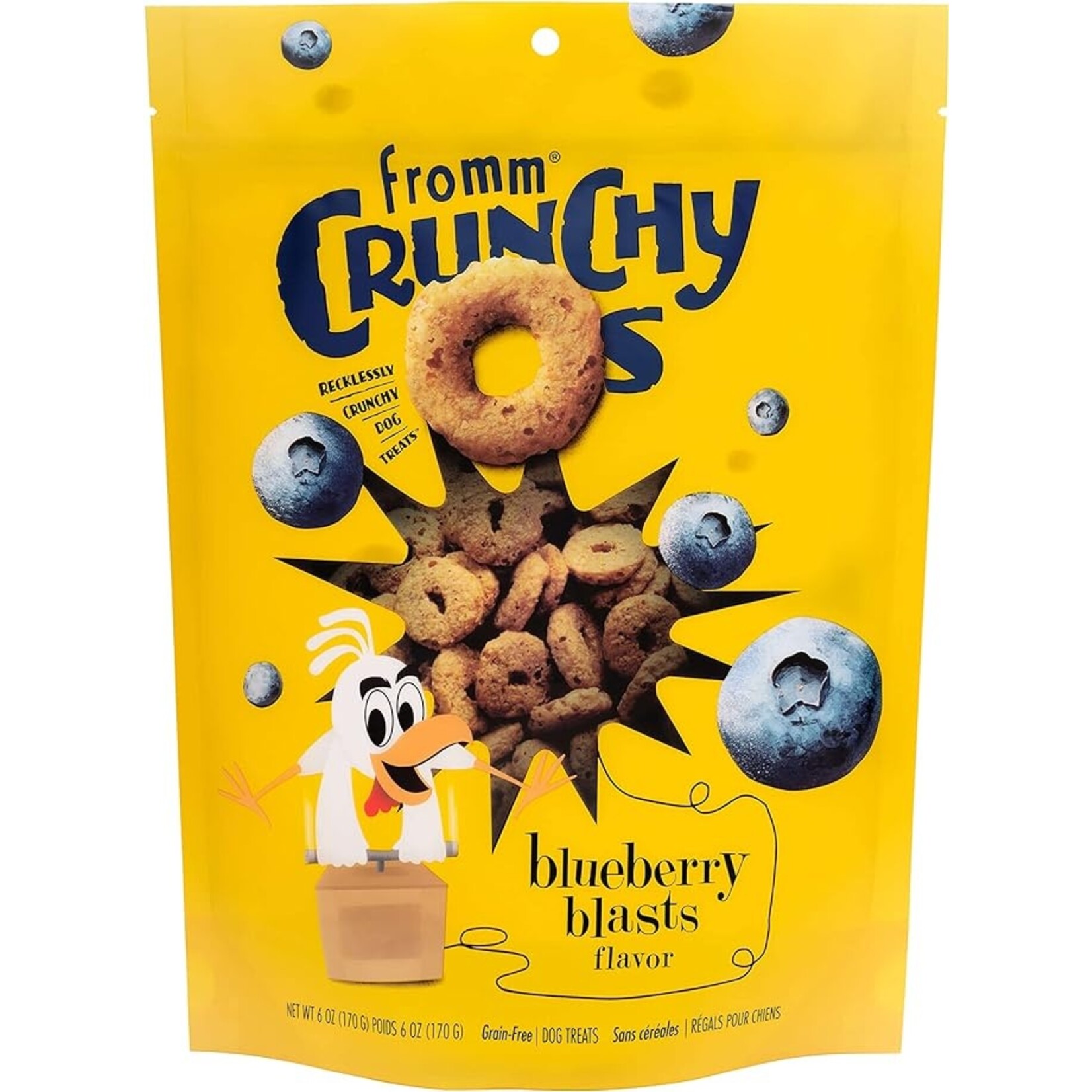 Fromm Fromm Crunchy O'S Blueberry Blasts  6oz