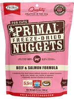 Primal Primal Beef & Salmon Formula Nuggets Grain-Free Raw Freeze-Dried Cat Food 5.5 oz