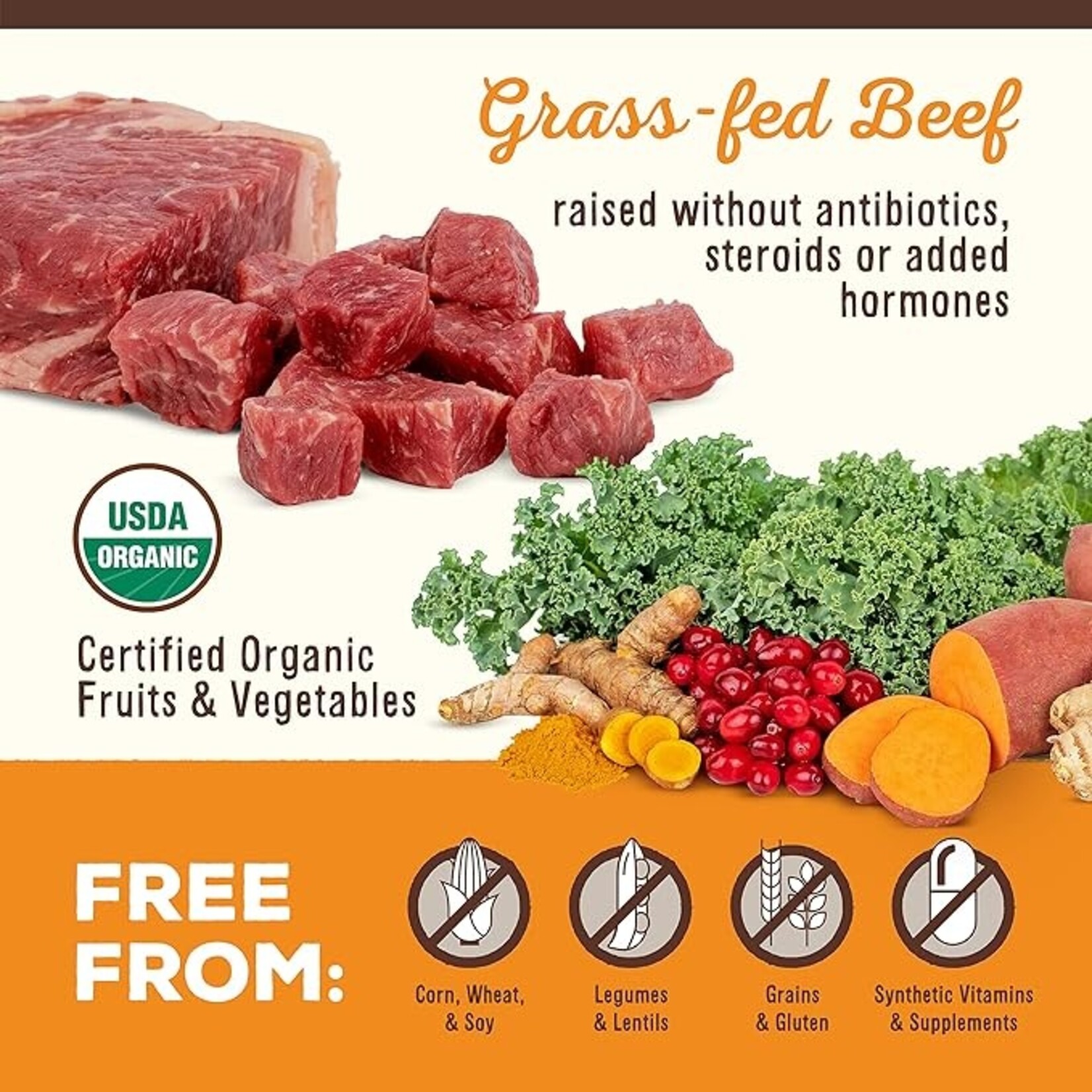 Primal Primal Freeze-Dried Toppers Beef Cupboard Cuts 18oz