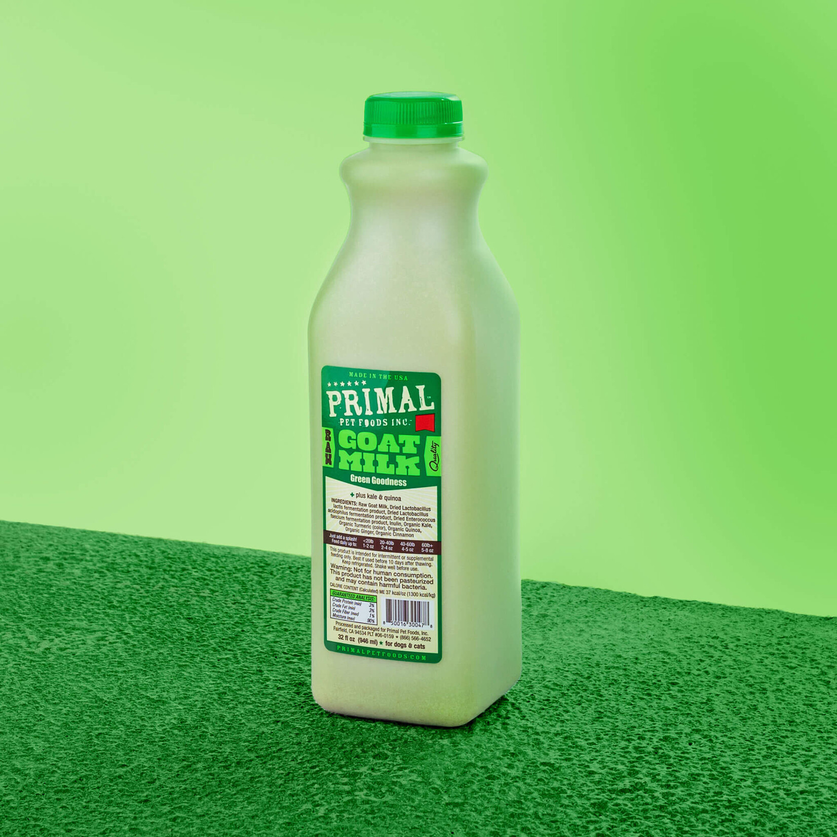Primal Primal Greens Goat Milk Frozen 1qt