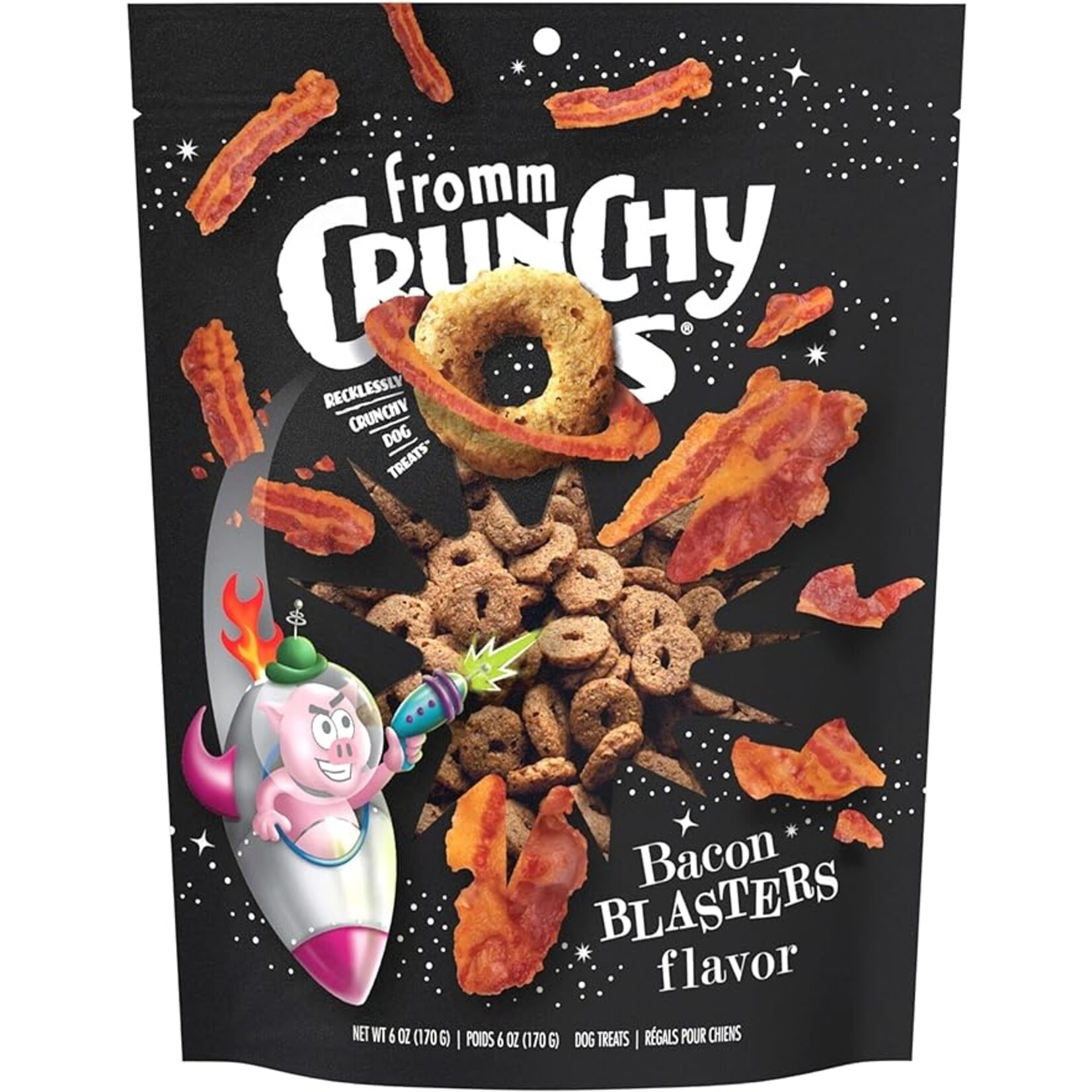 Fromm Fromm Dog Crunchy O's Bacon Blasters 6oz