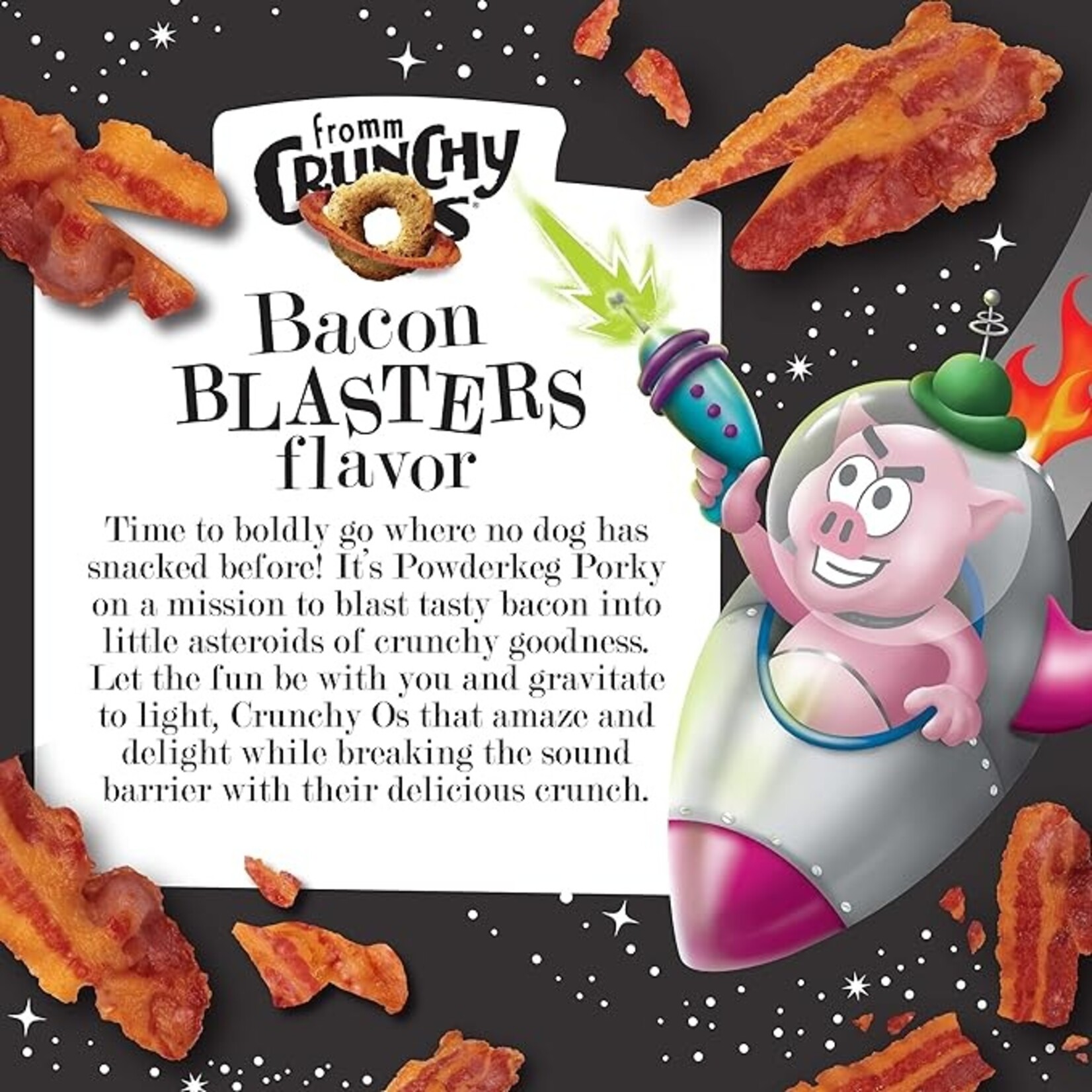 Fromm Fromm Dog Crunchy O's Bacon Blasters 6oz