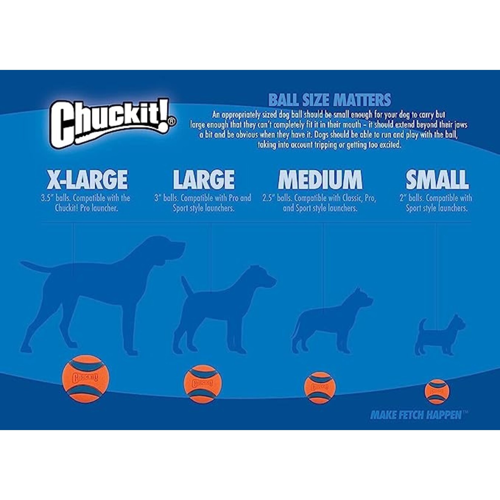 CHUCK IT! Chuckit! Max Glow Ball Large