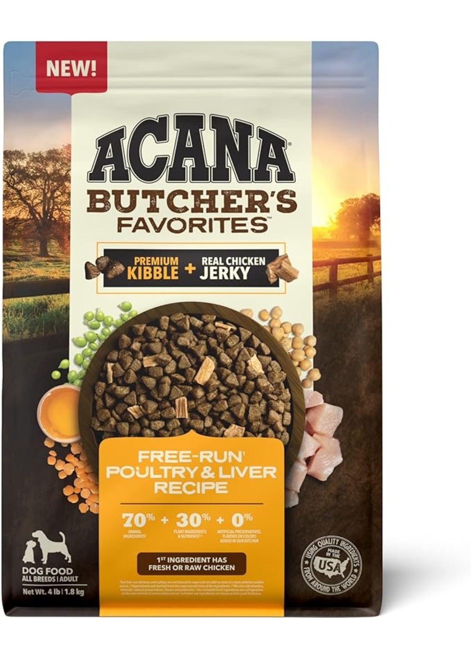 Acana Acana Butchers Favorites Free Run Poultry & Liver 4lbs