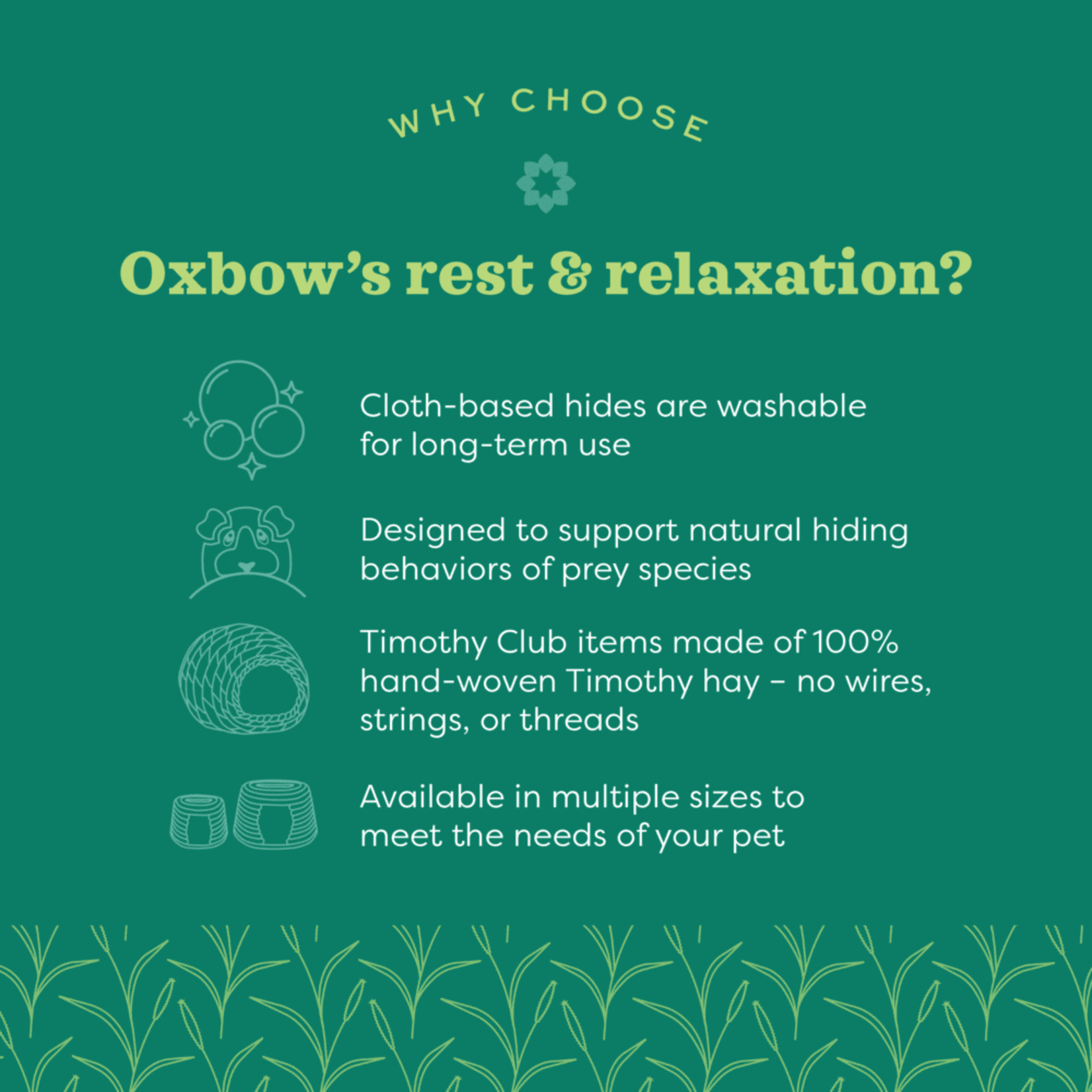 OXBOW Oxbow Timothy Hut Medium