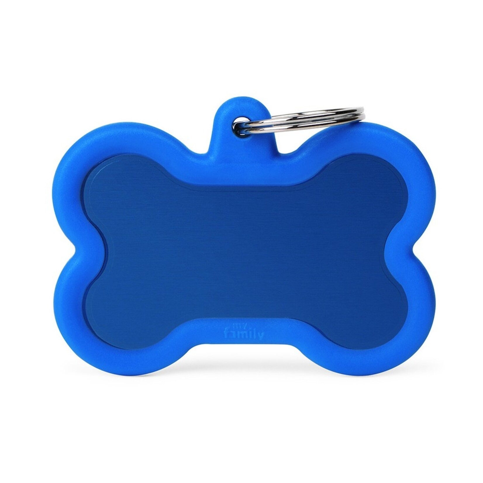 MyFamily MyFamily Hushtag Blue Bone Aluminum Blue Rubber