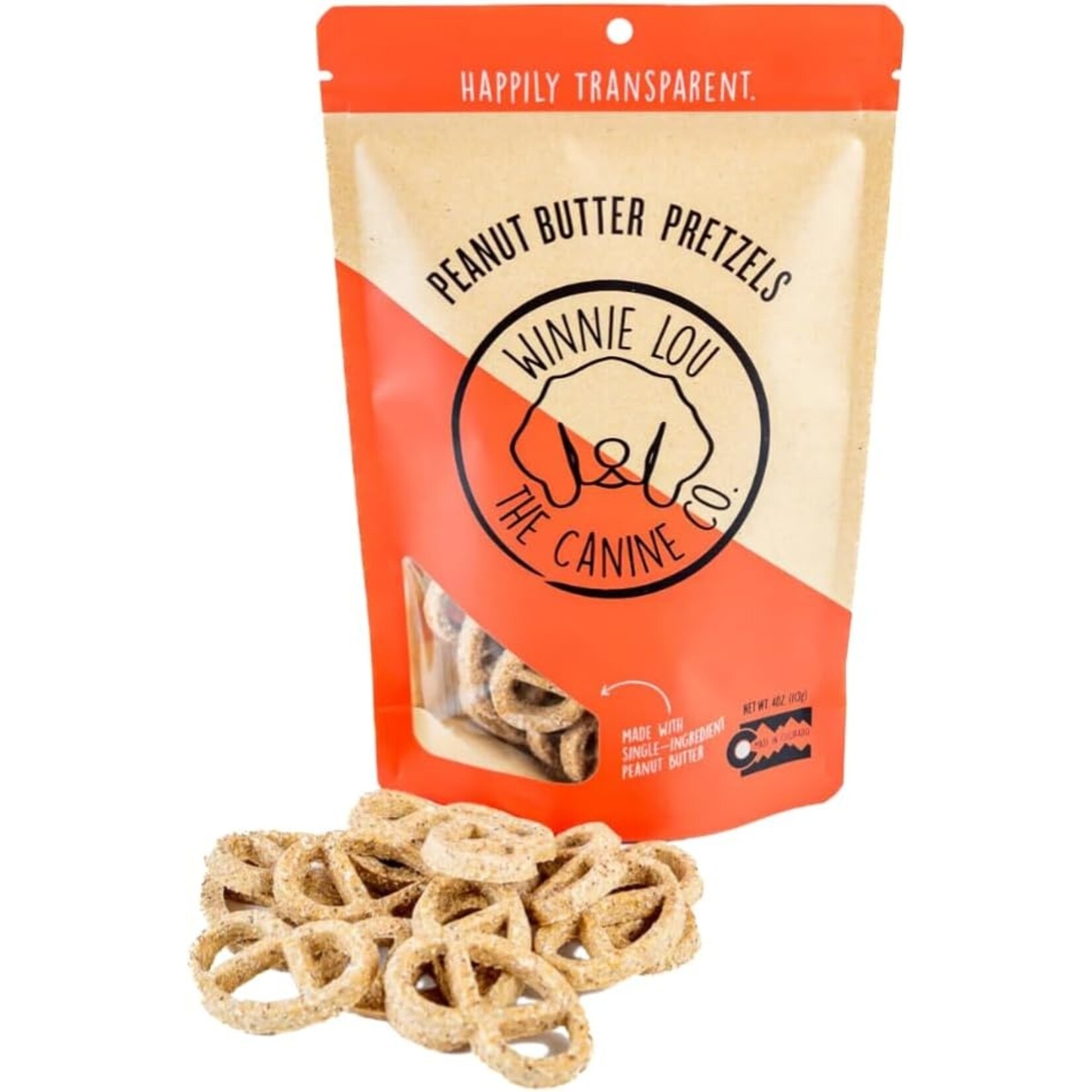 Winnie Lou The Canine Co. Winnie Lou TCC PB Pretzels 4oz