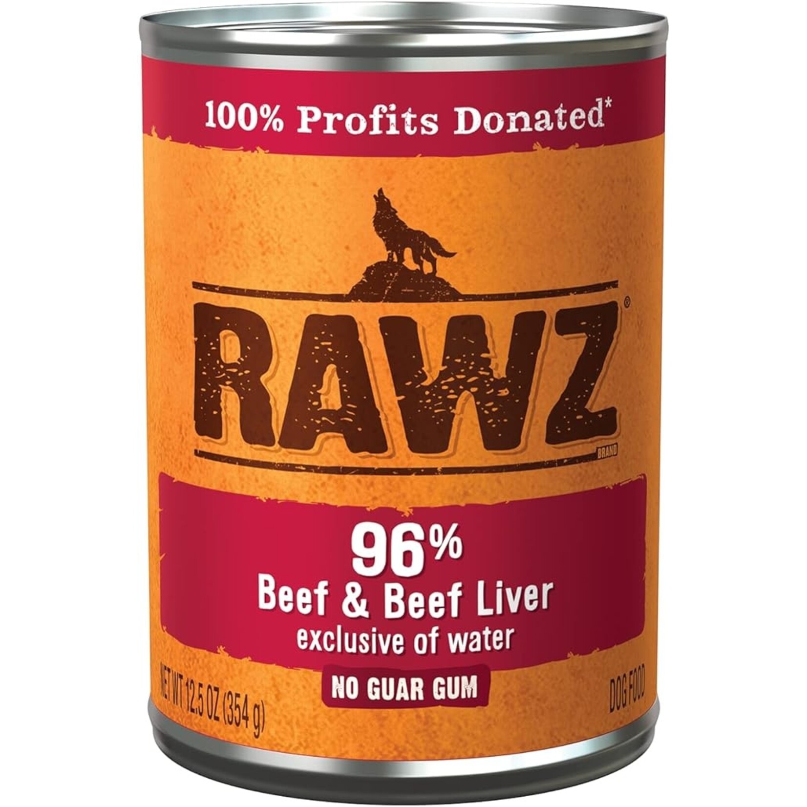 Rawz Rawz 96% Beef Dog 12.5oz