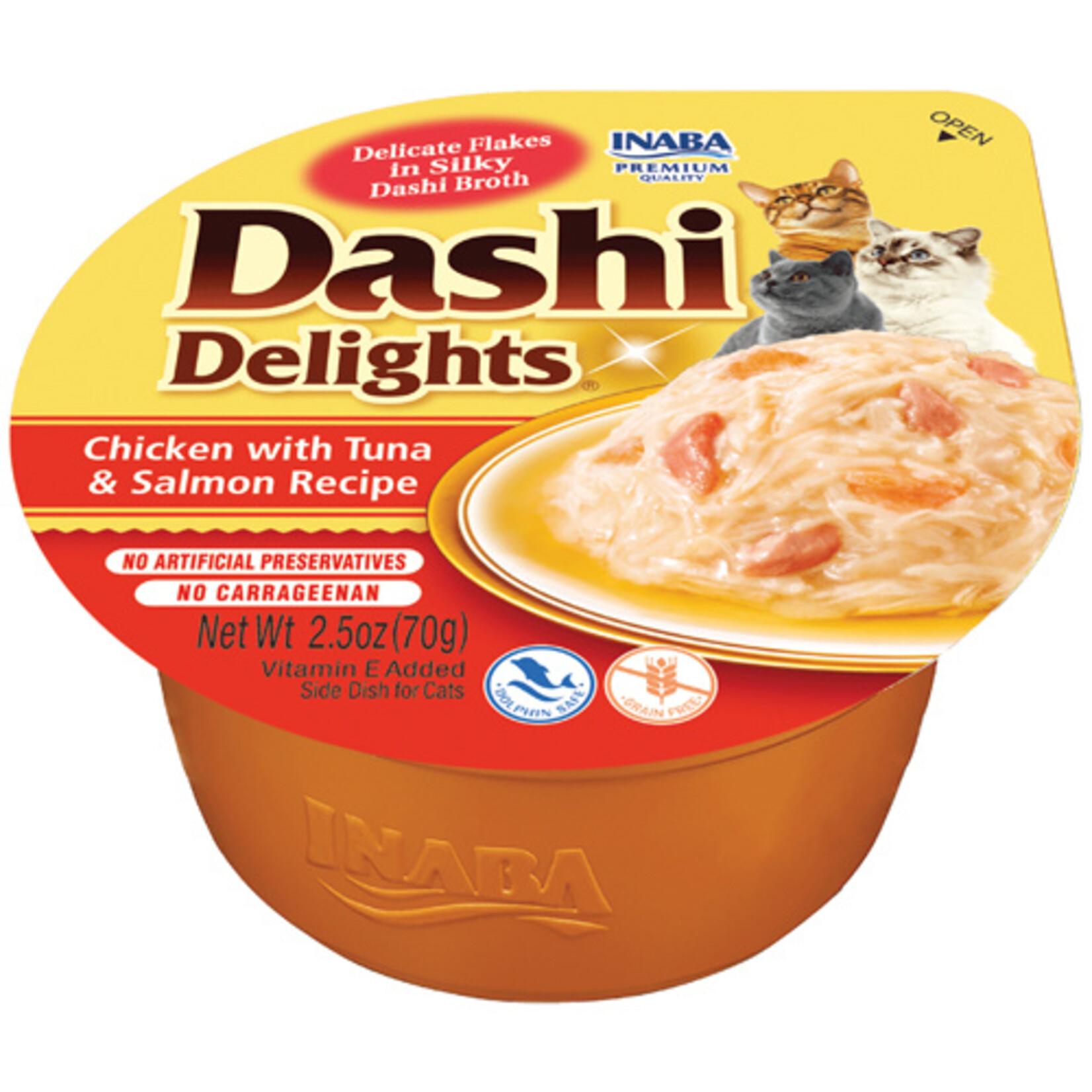 Inaba Dashi Delights Chcken/Tuna/Salmon Cat Treat 2.5oz