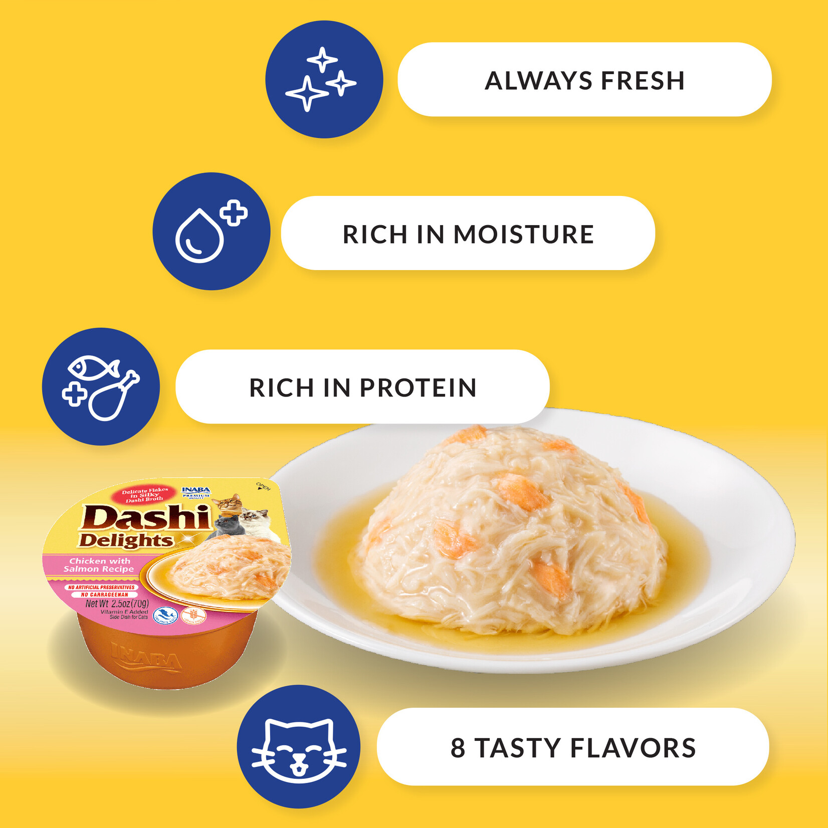 inaba Inaba Dashi Delights Chicken Cat Treat 2.5oz