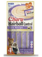 Inaba Churu Tuna Hairball Cat Treat 4pk