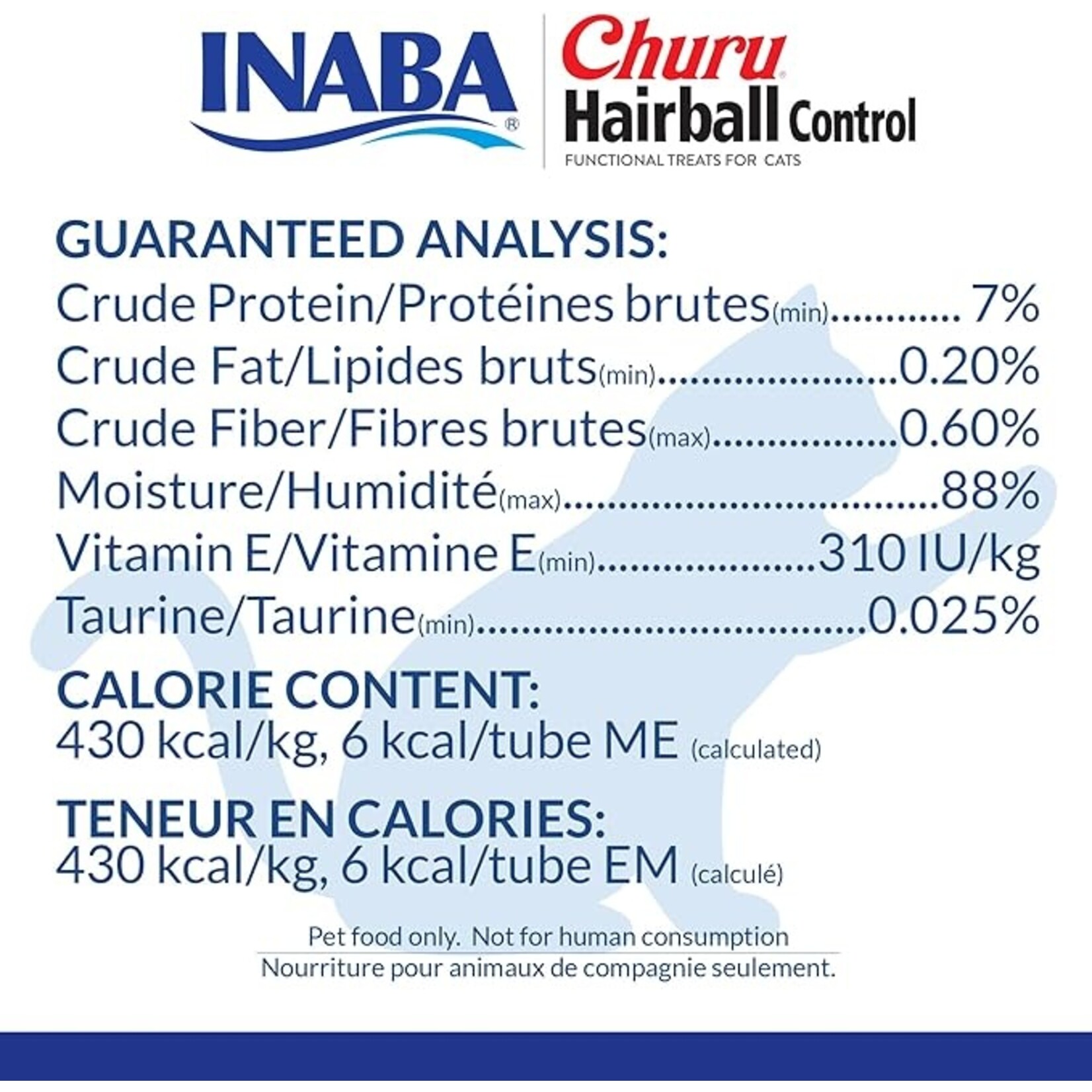 inaba Inaba Churu 4pk - Hairball Control Tuna Recipe (case 6)