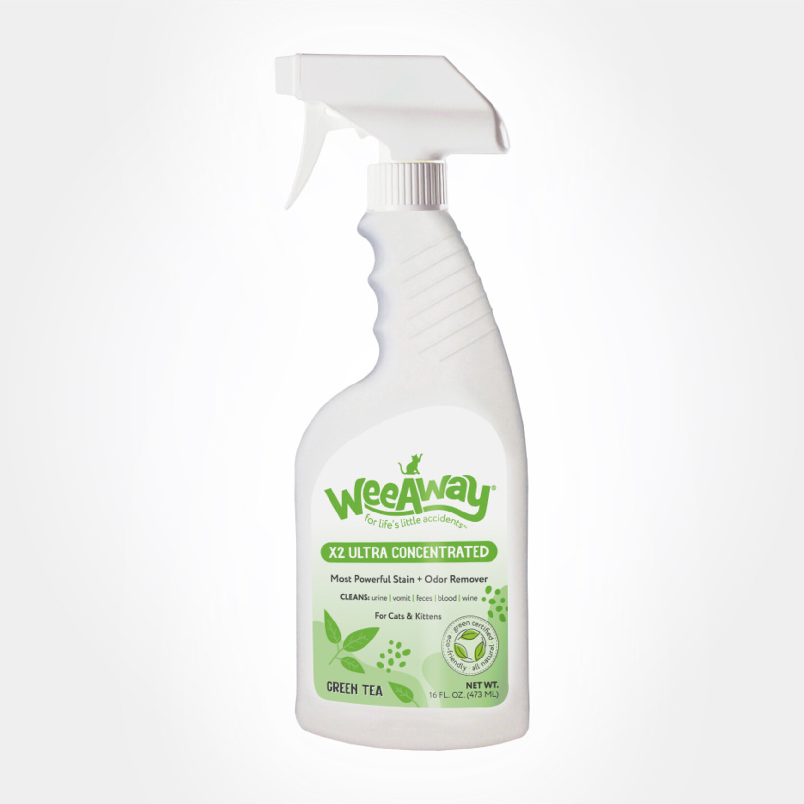 Wee Away Wee Away Cat Odor & Stain Remover Green Tea 16oz