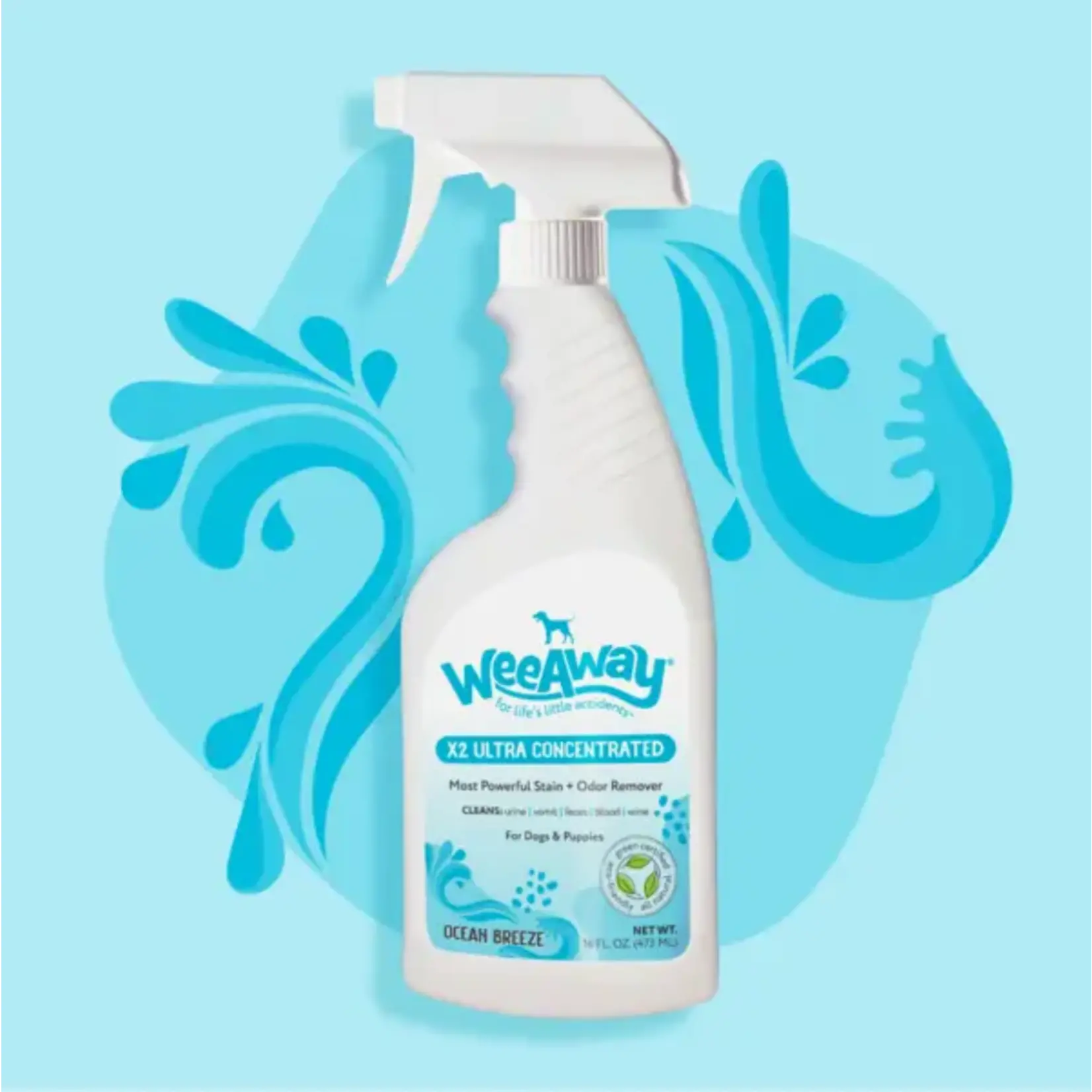Wee Away Wee Away Dog Odor & Stain Remover Ocean Breeze 16oz