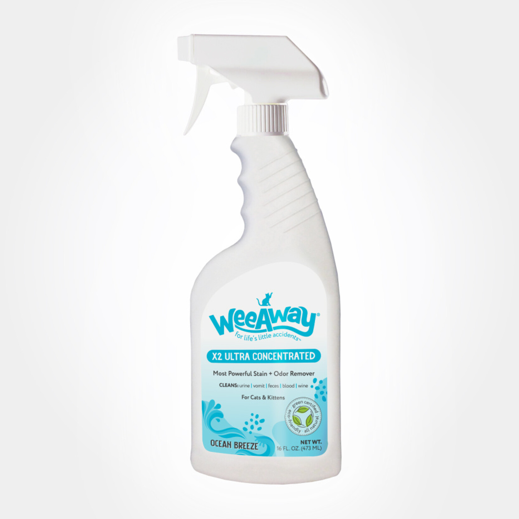 WeeAway Cat Odor Stain Remover Ocean Breeze 16oz Pets are Home