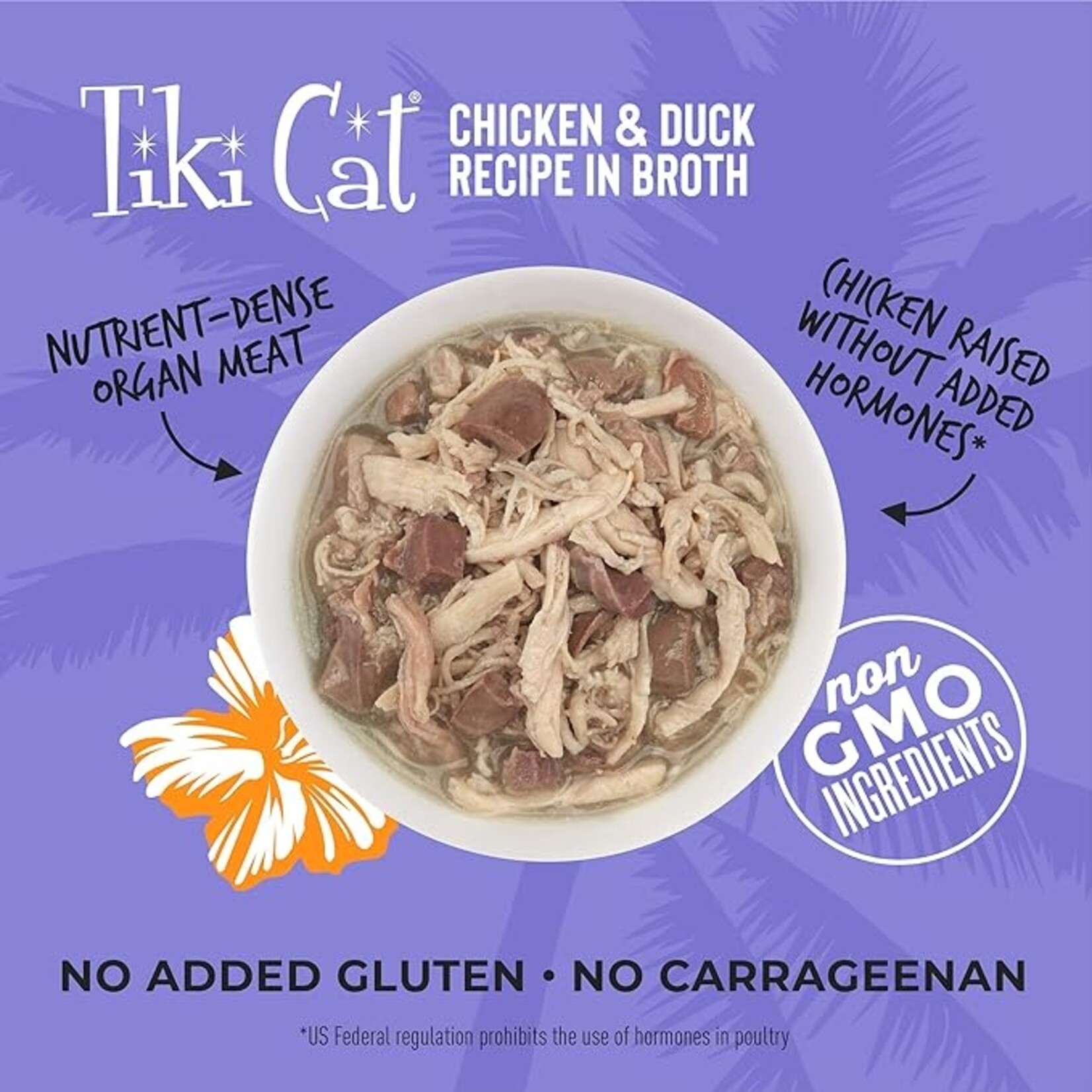 Tiki Cat Tiki Cat After Dark - Chicken & Duck 2.8oz (case 12)