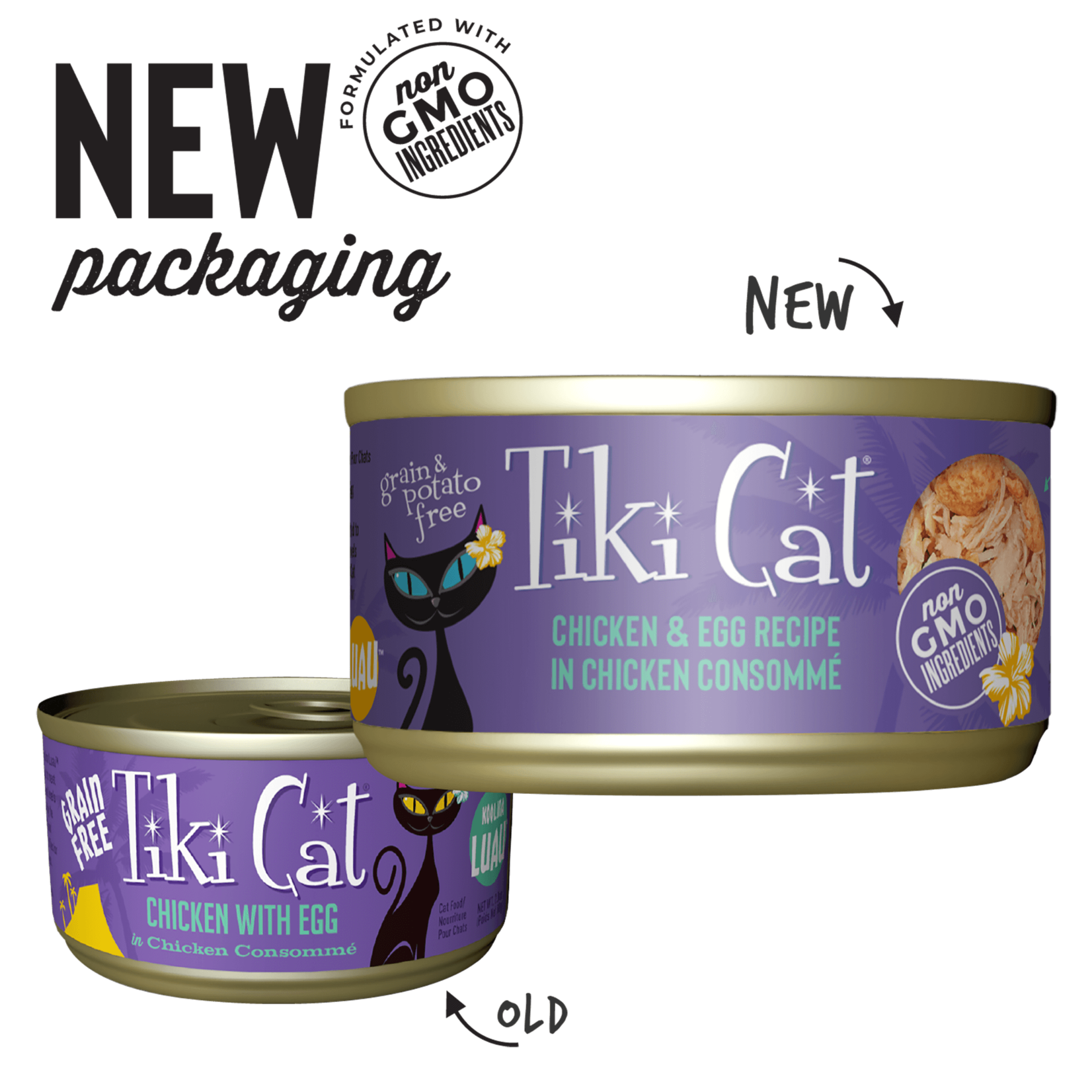 Tiki Cat Tiki Cat Luau - Chicken & Egg in Chicken Consomme 2.8oz (case 12)