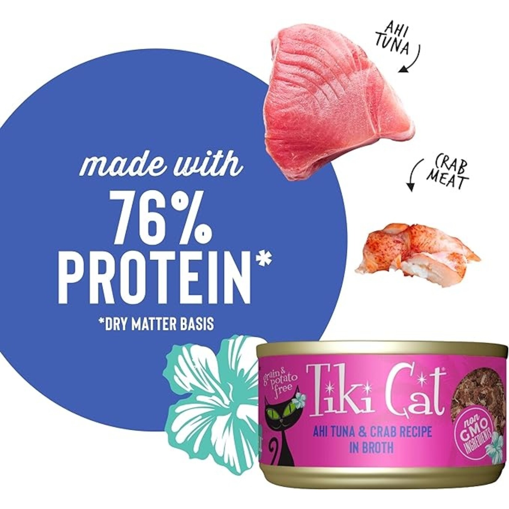 Tiki Cat Tiki Cat Grill - Ahi Tuna & Crab 2.8oz (case 12)