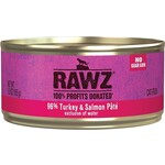 Rawz Rawz 96% Turkey & Salmon Pate 5.5oz (case 24)