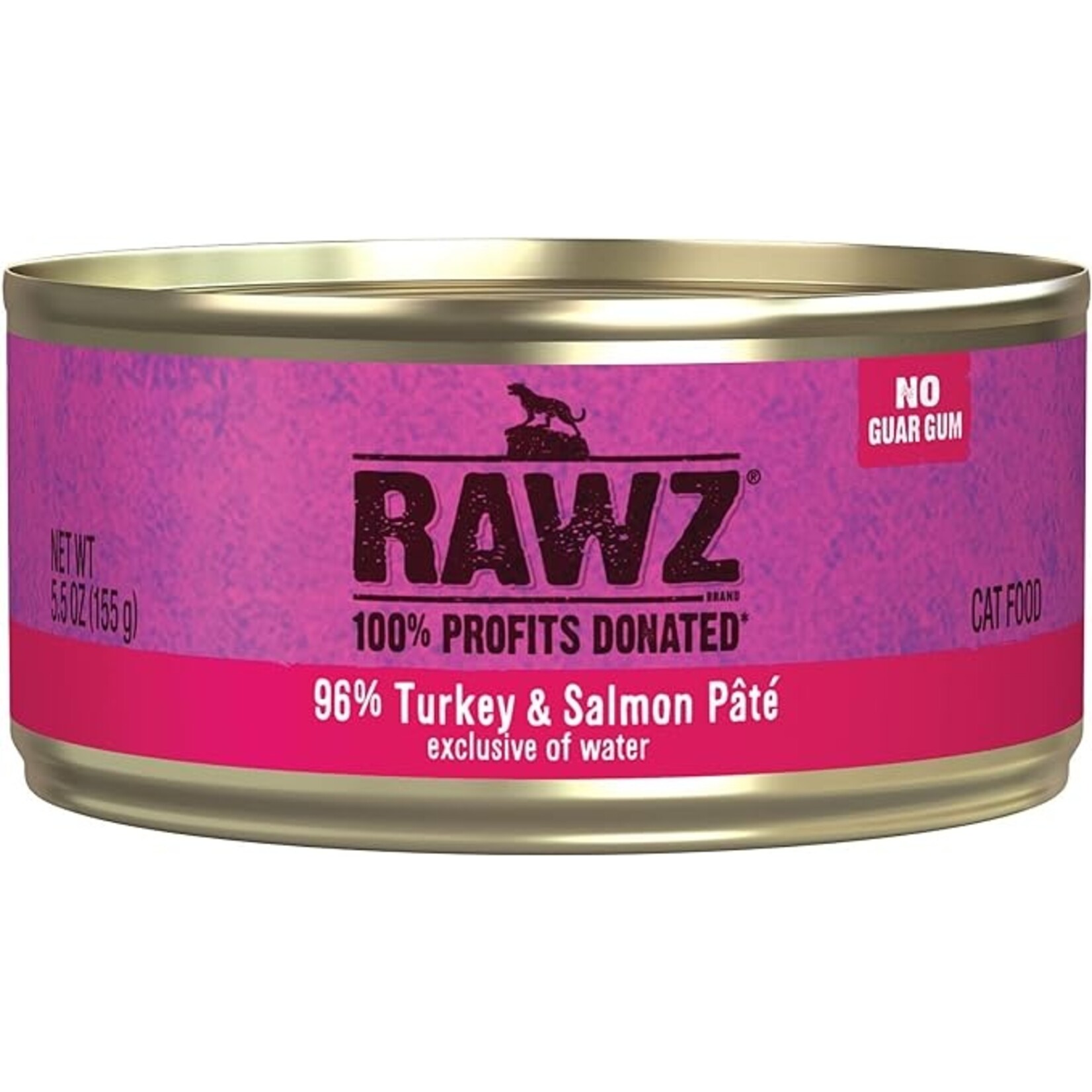 Rawz Rawz 96% Turkey & Salmon Pate 5.5oz (case 24)