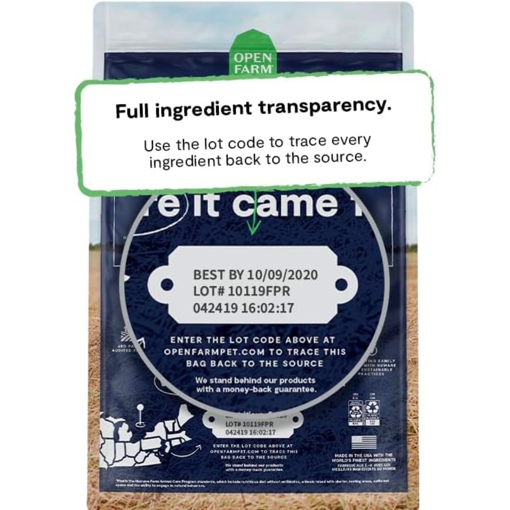 Open Farm Open Farm Ancient Grains Venison 22lbs