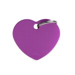 MyFamily MyFamily Basic Aluminum Big Heart Purple
