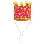 The Worthy Dog The Worthy Dog Birthday Queen Crown Fuschia Large