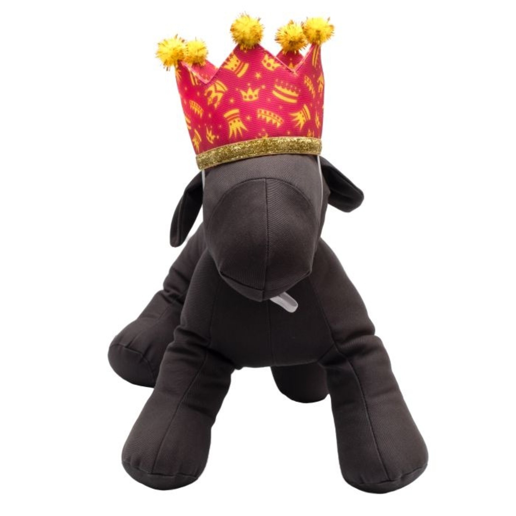 The Worthy Dog The Worthy Dog Birthday Queen Crown Fuschia Large