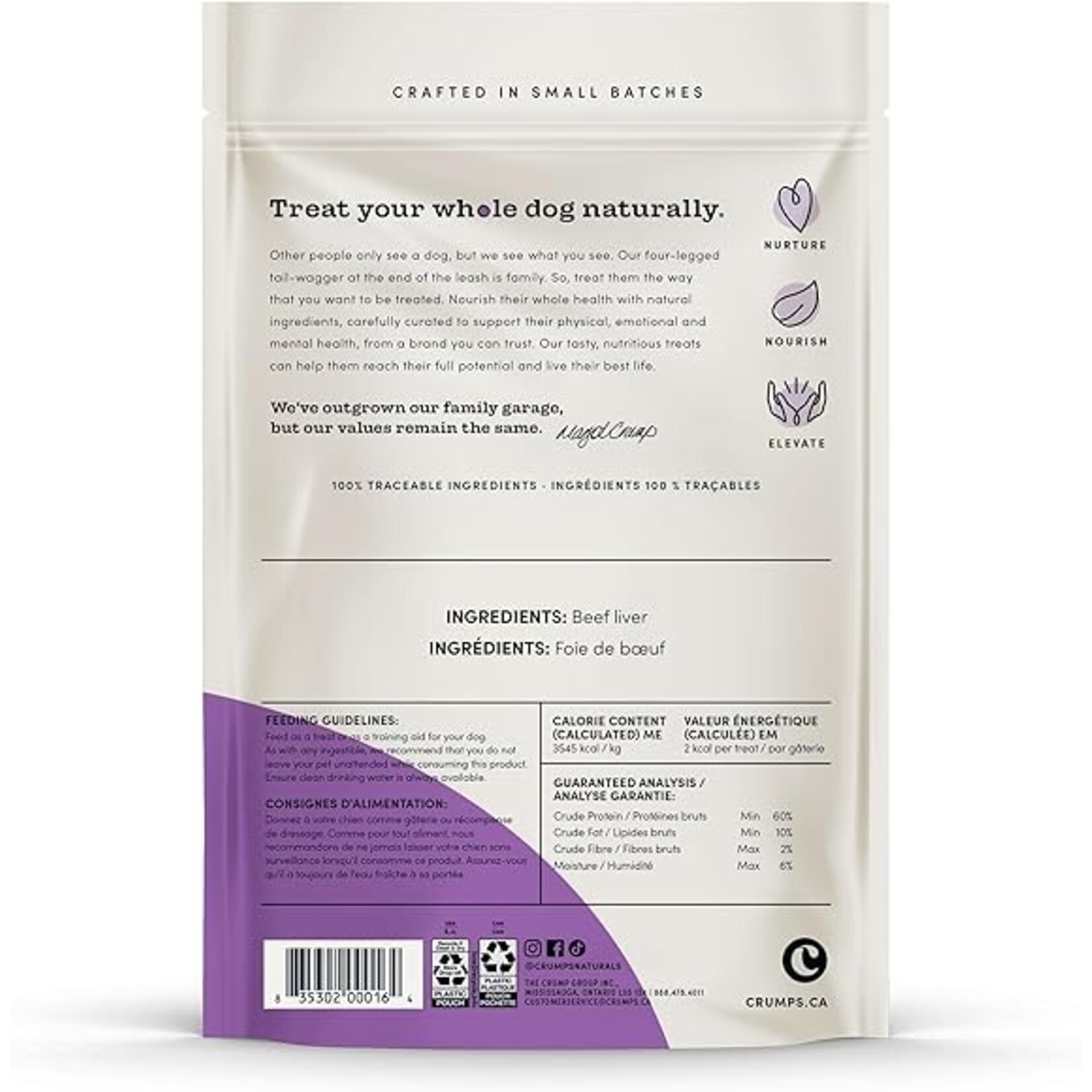 Crumps Crumps Beef Liver Bites 5.5oz