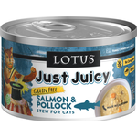 Lotus Lotus Cat Just Juicy Grain Free Salmon Pollock Stew 2.5oz