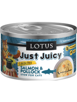 Lotus Lotus Cat Just Juicy Grain Free Salmon Pollock Stew 2.5oz