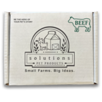 Solutions Solutions Frozen Beef Recipe 6lb Patties (8oz Patties)
