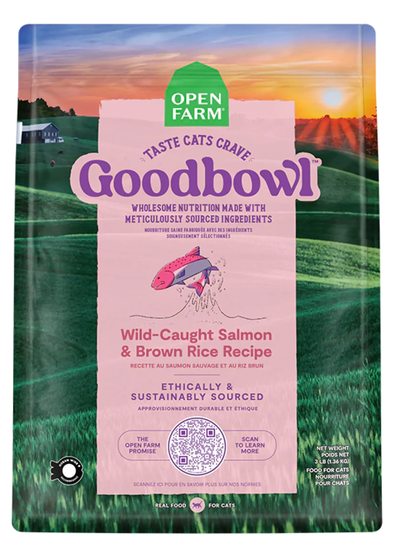 Open Farm Open farm Cat Goodbowl Wild-Caught Salmon 7lb