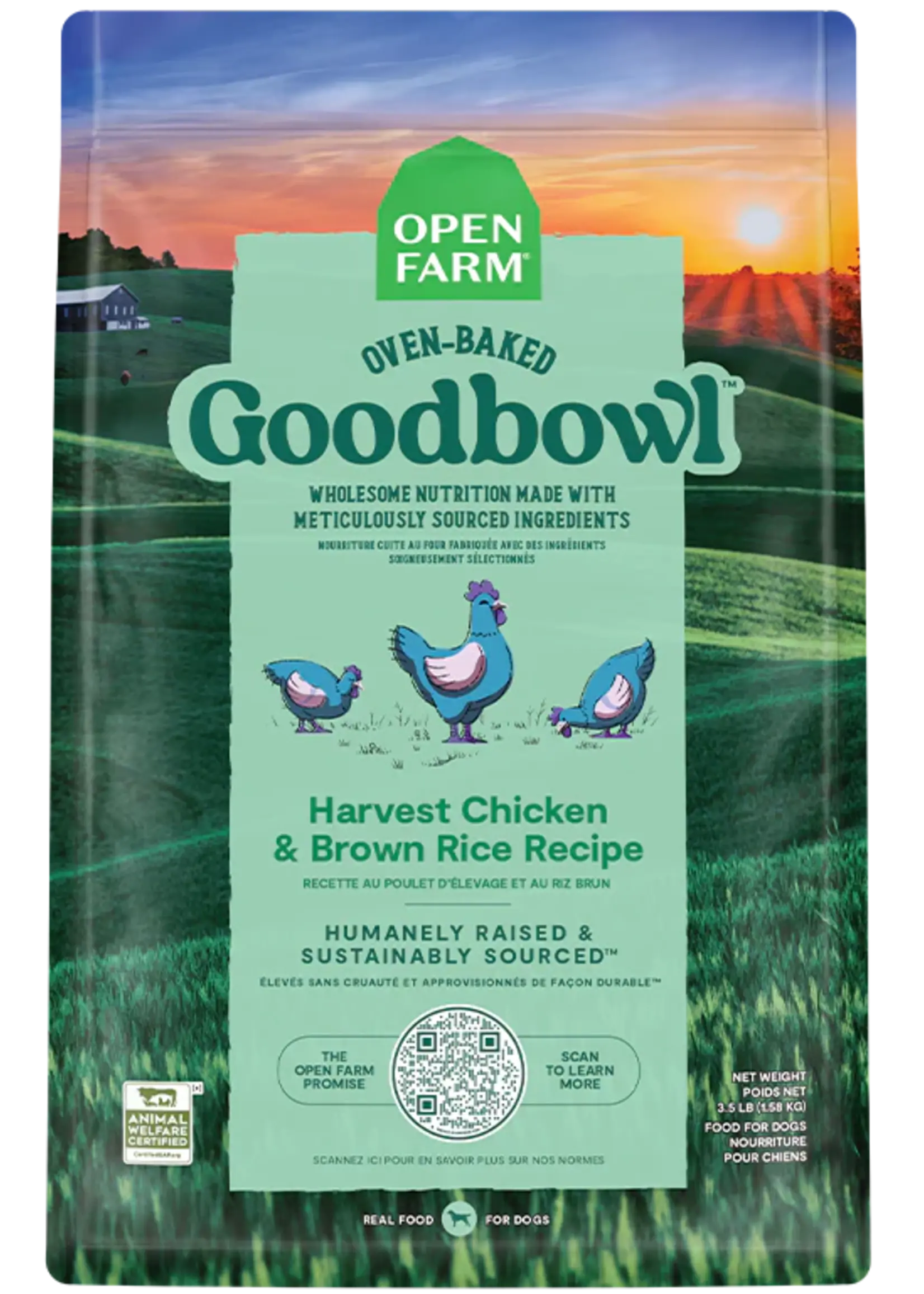 Open Farm Open Farm Dog Goodbowl Harvest Chicken 3.5lb