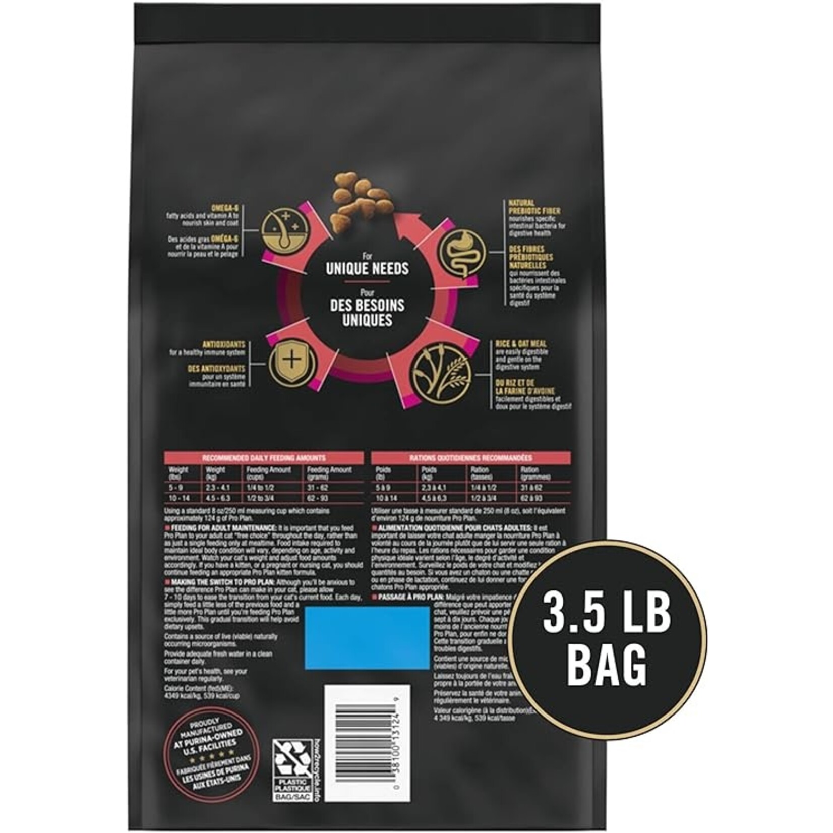 Purina Pro Plan Purina Proplan Sensitive Skin & Stomach Cat 3.5lb