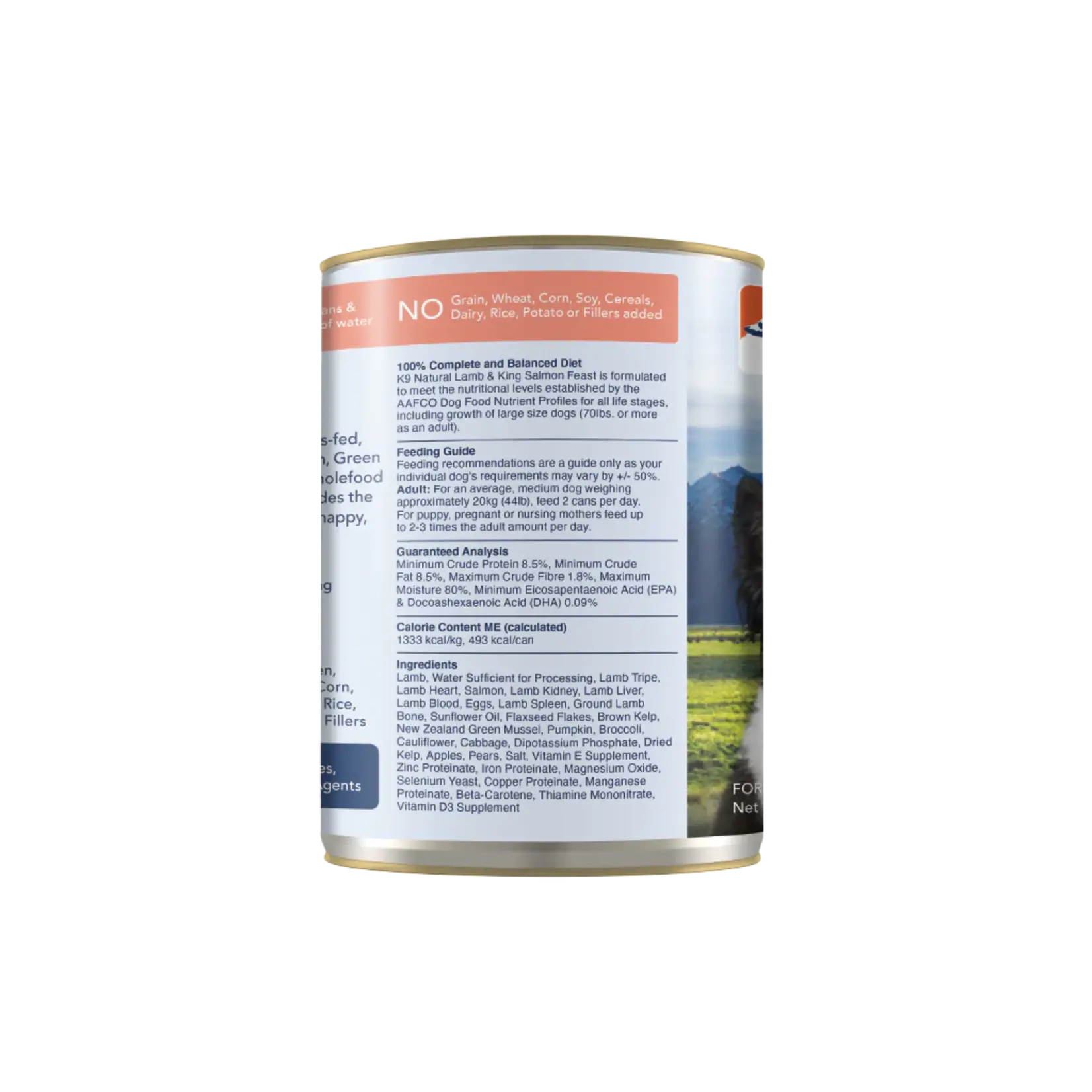 K9 Natural K9 Natural Lamb & King Salmon Feast Canned Grain Free Dog Food 13oz