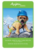 Rawz Rawz Aujou Dog Salmon, Beef, & Tuna 2.46oz