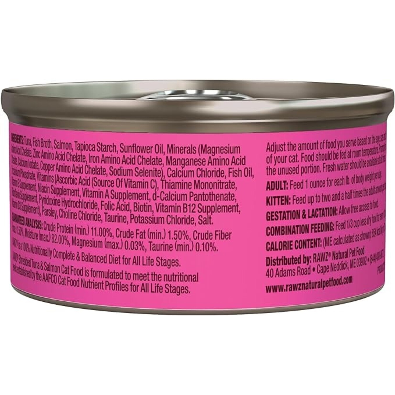 Rawz Rawz Cat Shredded Tuna & Chicken 5.5oz (case 24)