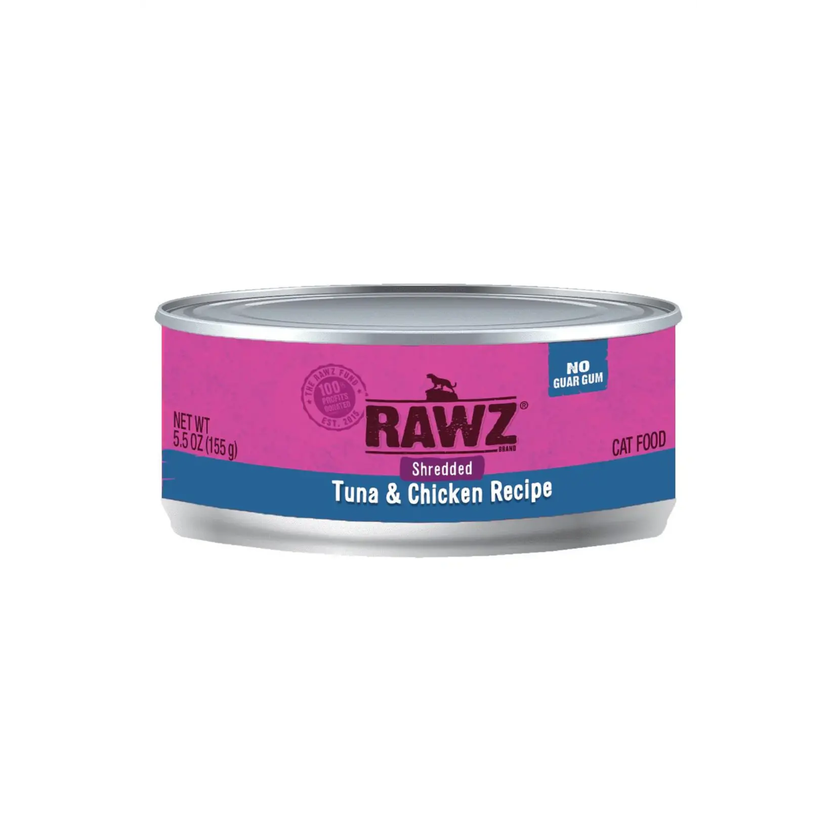 Rawz Rawz Cat Shredded Tuna & Chicken 5.5oz (case 24)