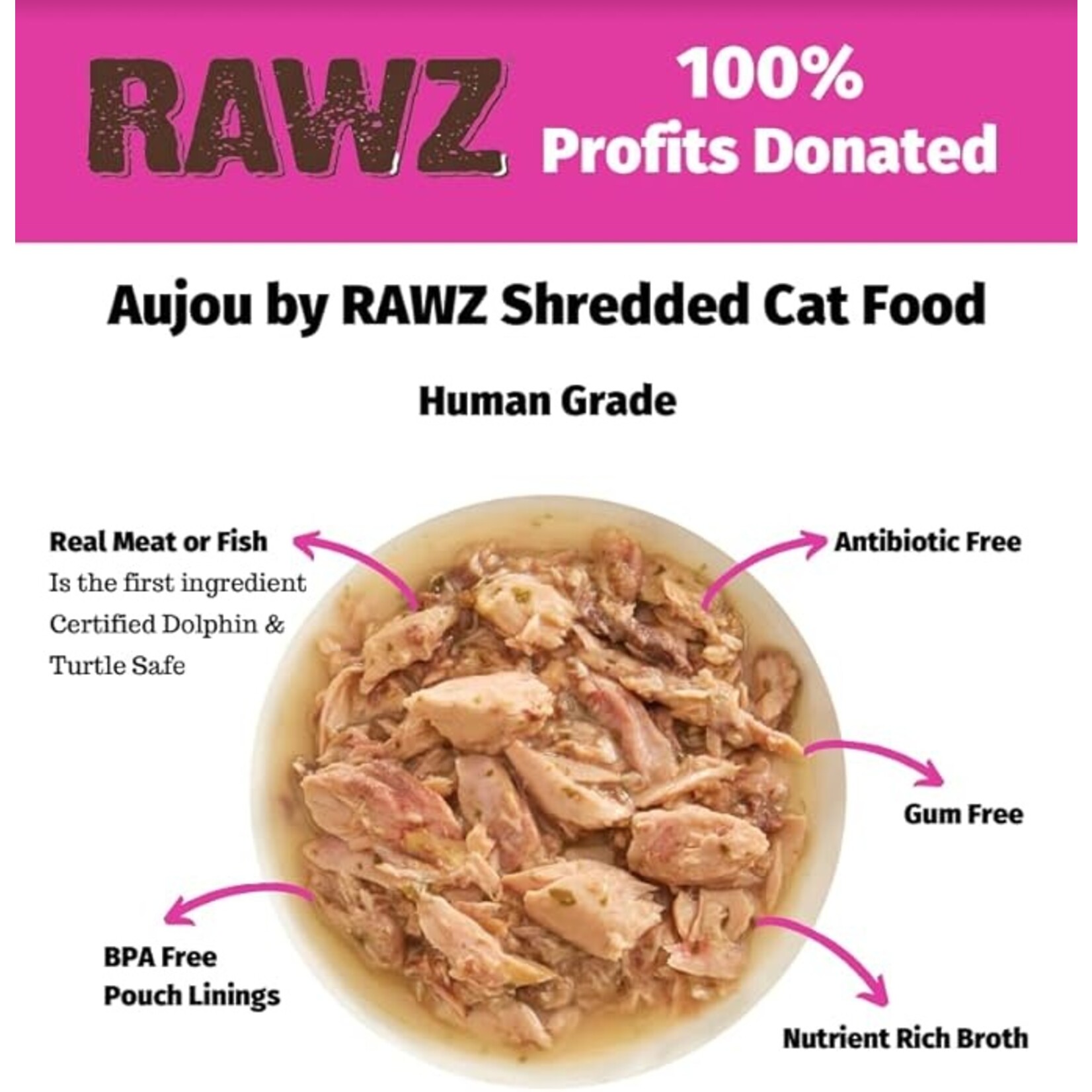 Rawz Rawz Aujou Chicken Breast & Pumpkin 2.46oz (case 8)