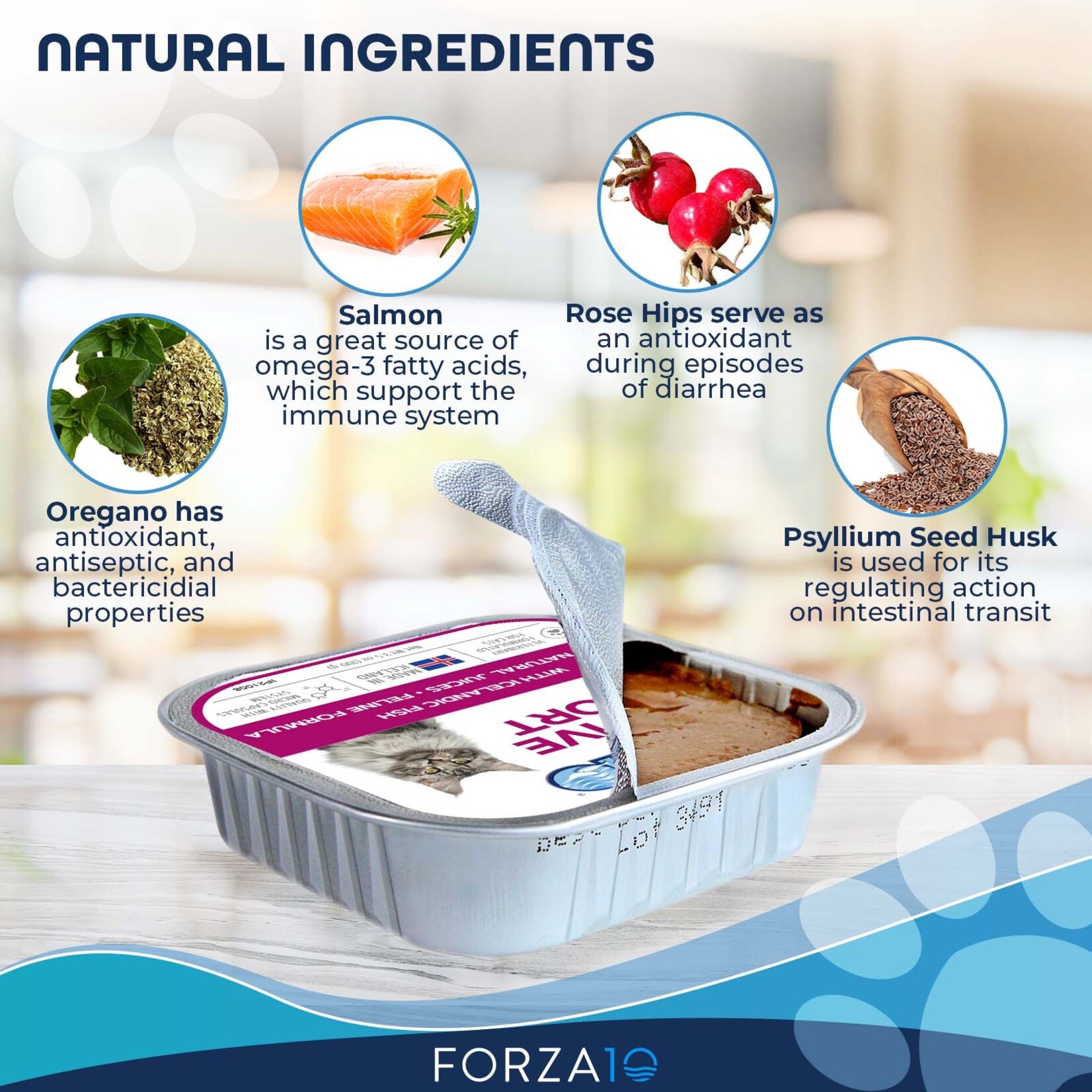 Forza10 Forza10 Active Cat Can Digestive Fish 3.5oz (case 32)