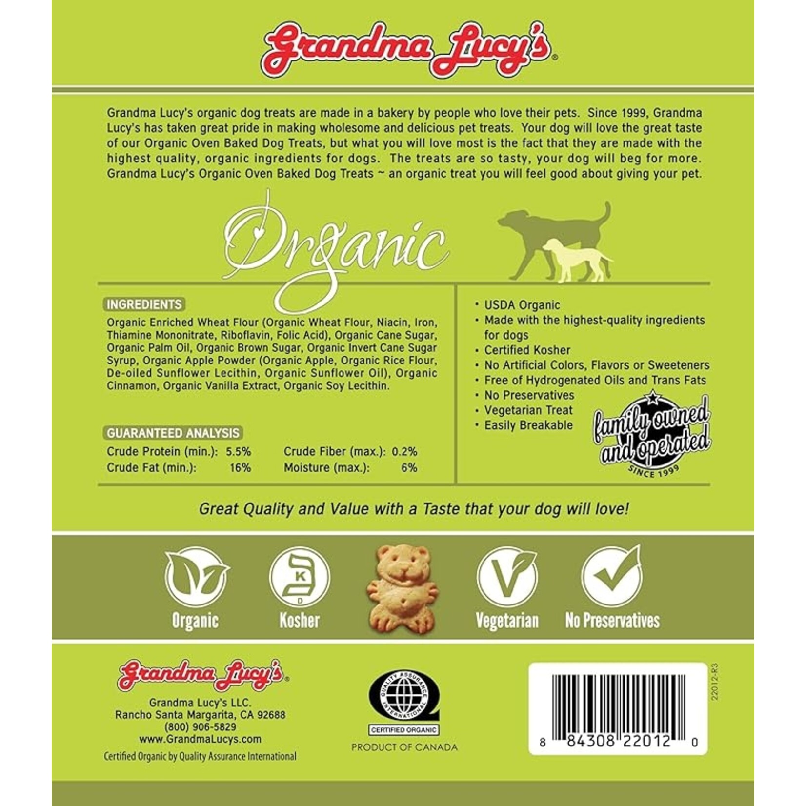 Grandma Lucys Grandma Lucy's Organic Baked Treats Apple 14oz