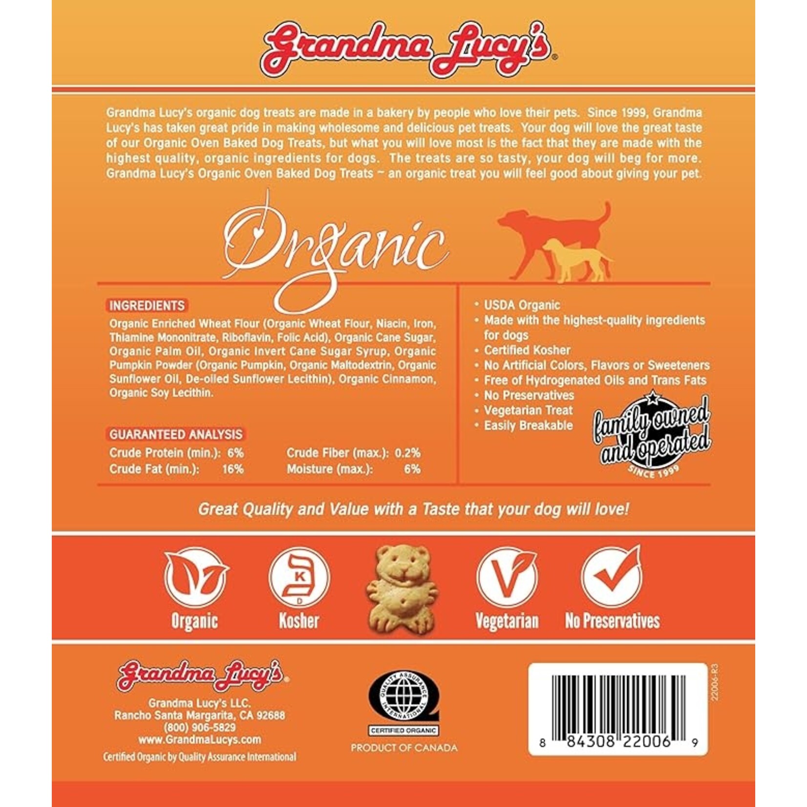 Grandma Lucys Grandma Lucy's Organic Pumpkin Treats 14oz