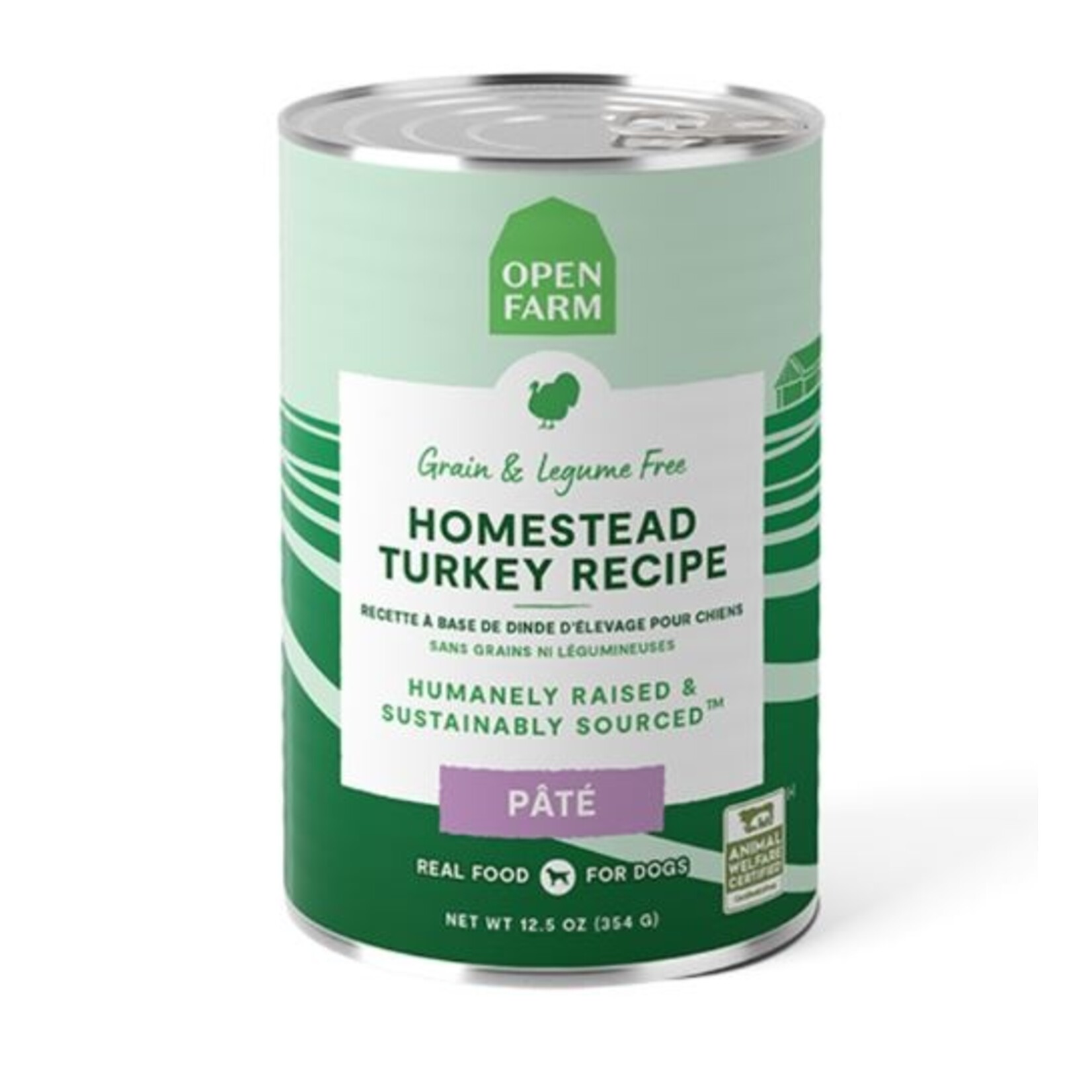 Open Farm Open Farm Dog GF Homestead Turkey 12.5oz (case 12)