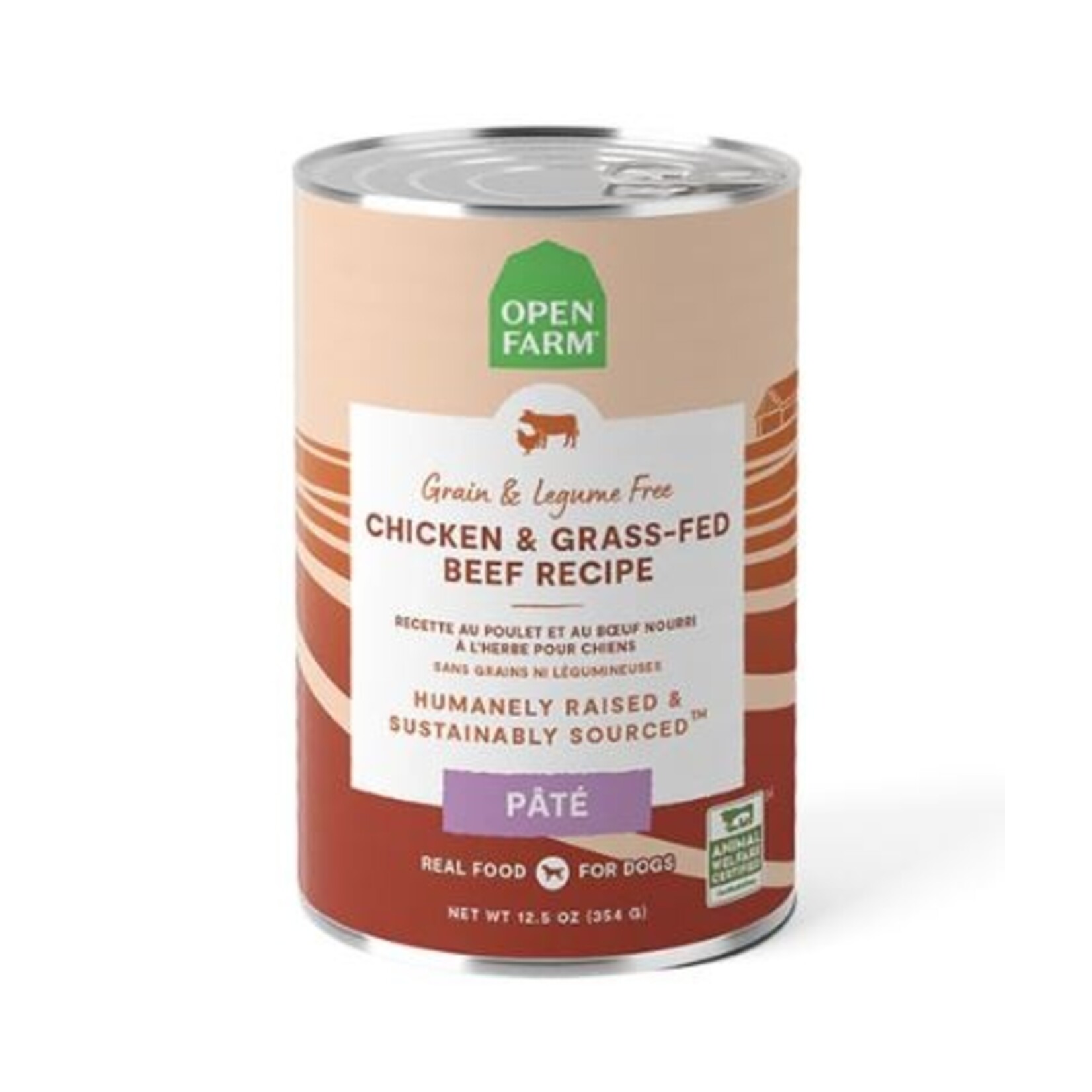 Open Farm Open Farm Dog Chicken Beef 12.5oz (case 12)