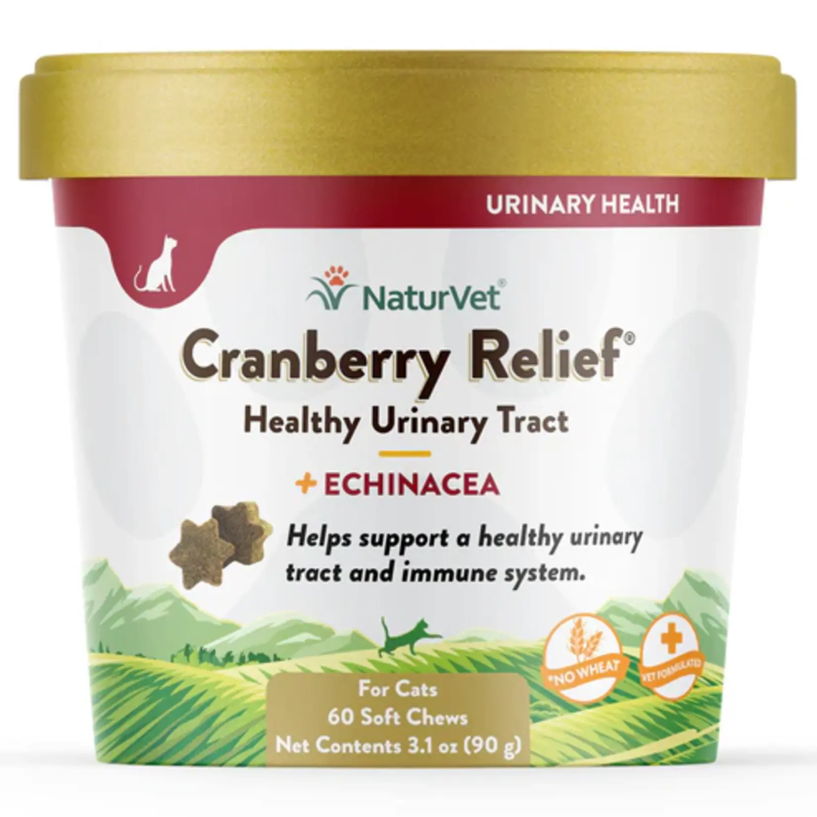 NaturVet NaturVet Cat Soft Chew Cranberry Relief 60ct