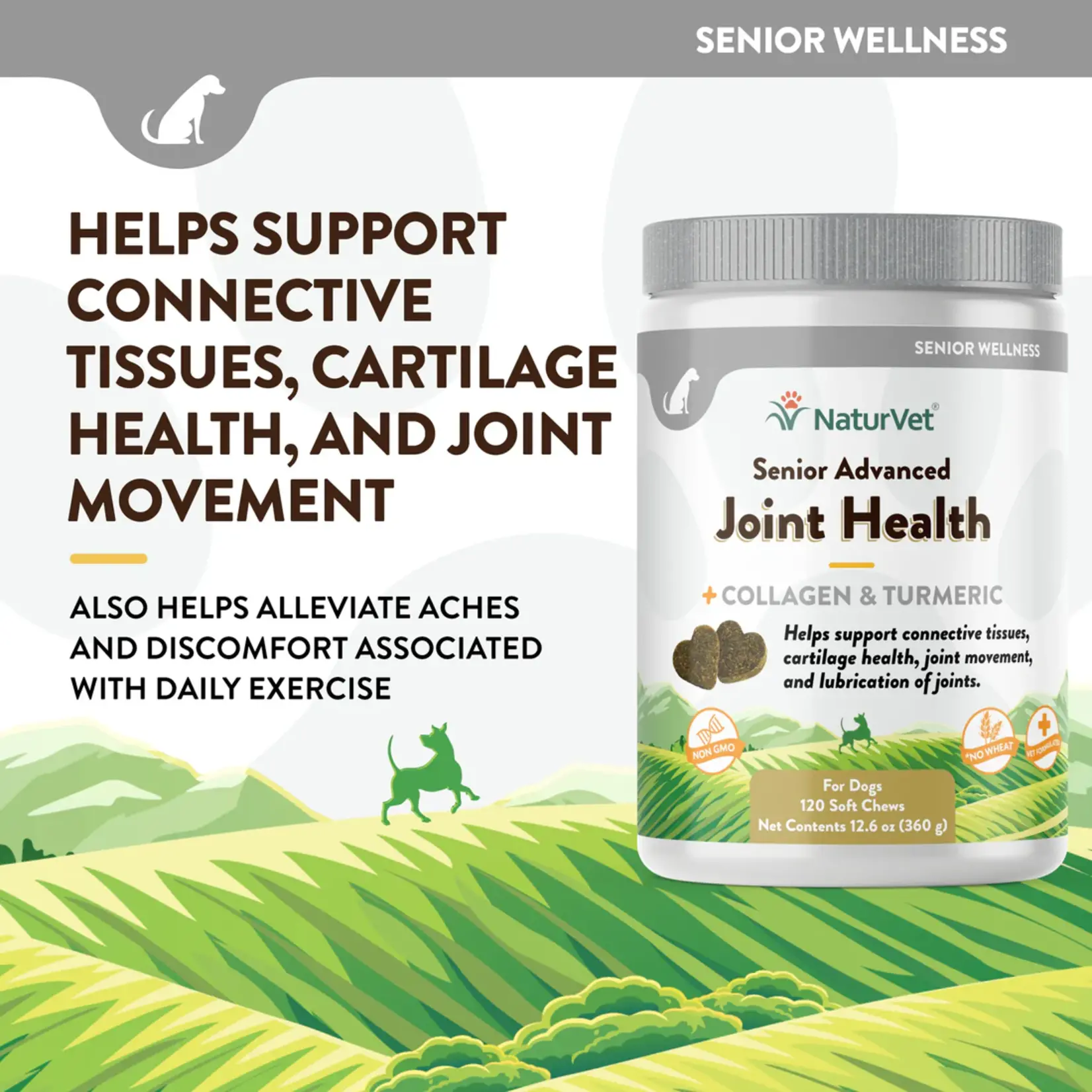 NaturVet NaturVet Senior Joint Health Soft Chews 120ct