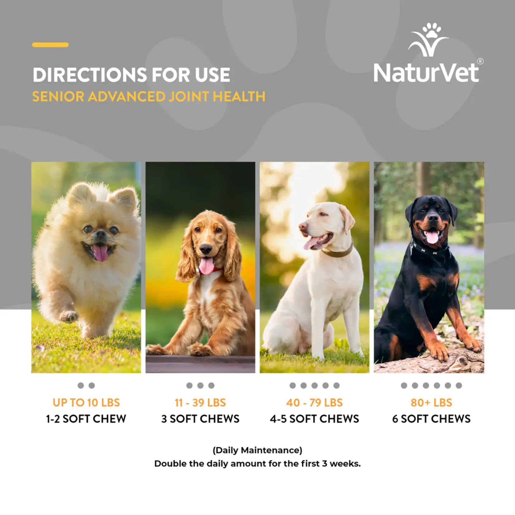 NaturVet NaturVet Senior Joint Health Soft Chews 120ct
