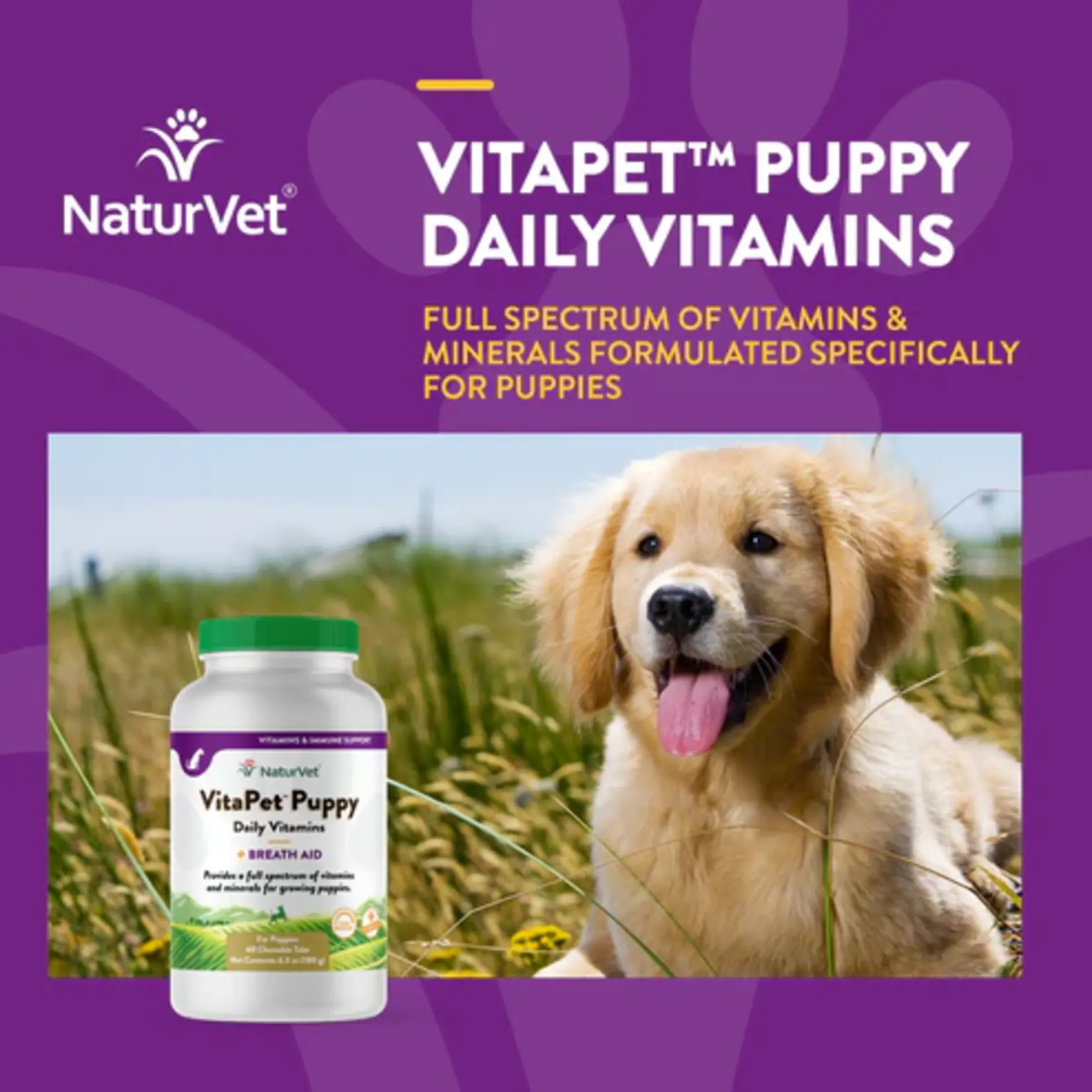 NaturVet NaturVet VitaPet Puppy Daily Vitamins 60 Chews