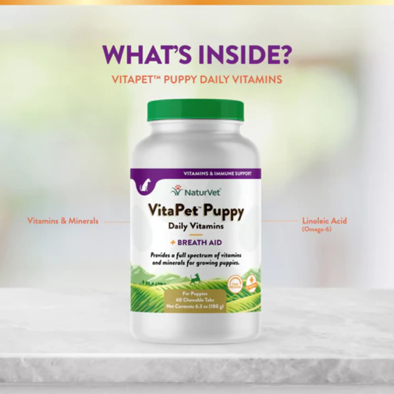 NaturVet NaturVet VitaPet Puppy Daily Vitamins 60 Chews